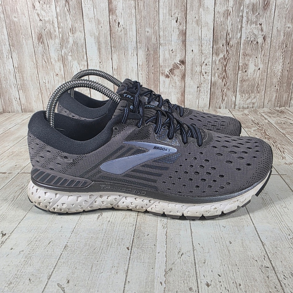 Brooks Transcend 6 Womens Running Shoes Grey Blue 1202871B078 Size 8.5 B